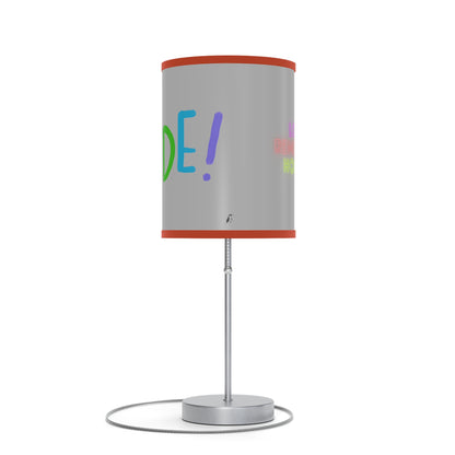 Lamp on a Stand, US|CA plug: LGBTQ Pride Lite Grey 