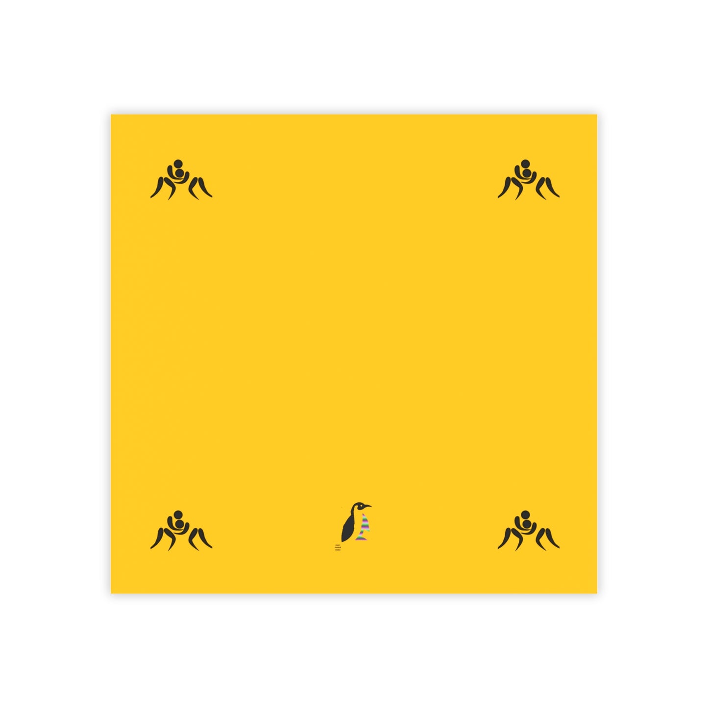 Post-it® Note Pads: Wrestling Yellow