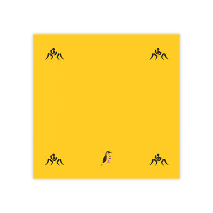 Post-it® Note Pads: Wrestling Yellow