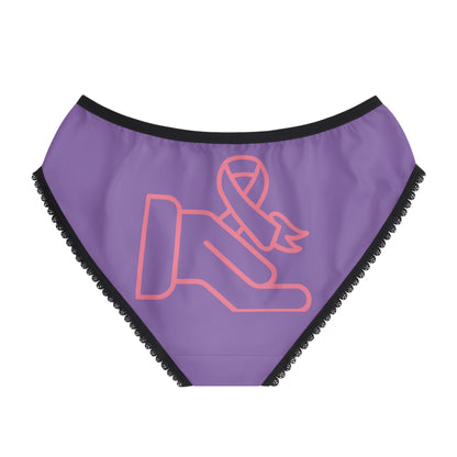 Women's Briefs: Fight Cancer Lite Purple