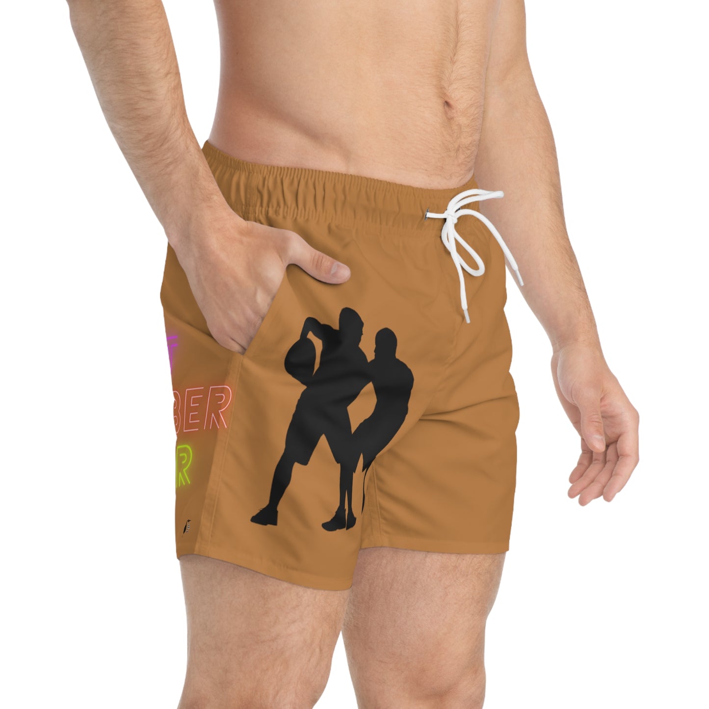 Swim Trunks: Basketball Lite Brown