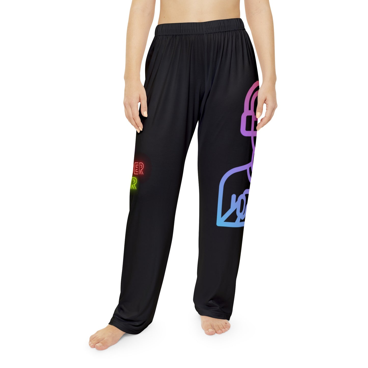 Women's Pajama Pants: Gaming Black