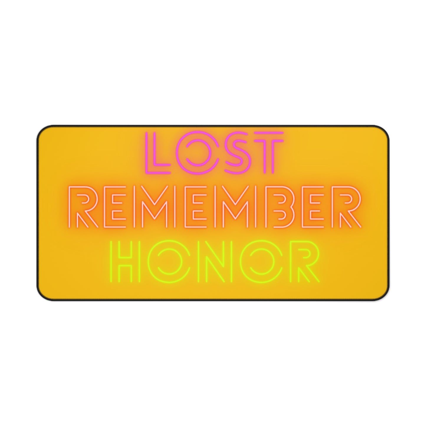 Desk Mat: Lost Remember Honor Yellow