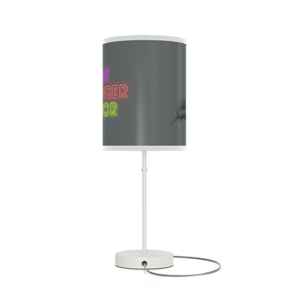 Lamp on a Stand, US|CA plug: Writing Dark Grey