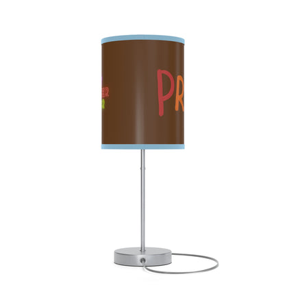 Lamp on a Stand, US|CA plug: LGBTQ Pride Brown 