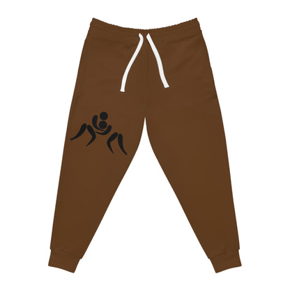 Athletic Joggers: Wrestling Brown