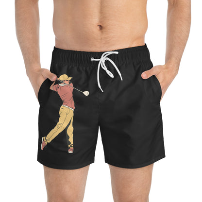 Swim Trunks: Golf Black