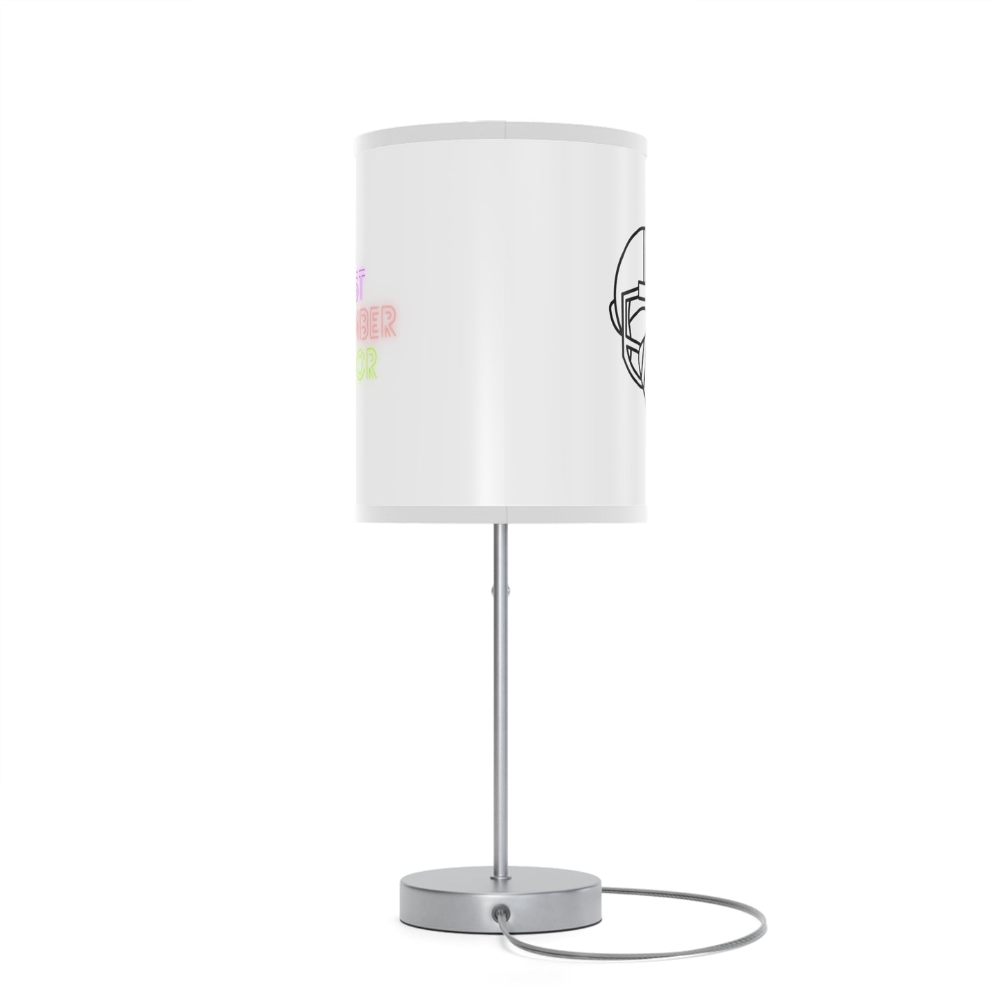 Lamp on a Stand, US|CA plug: Football White