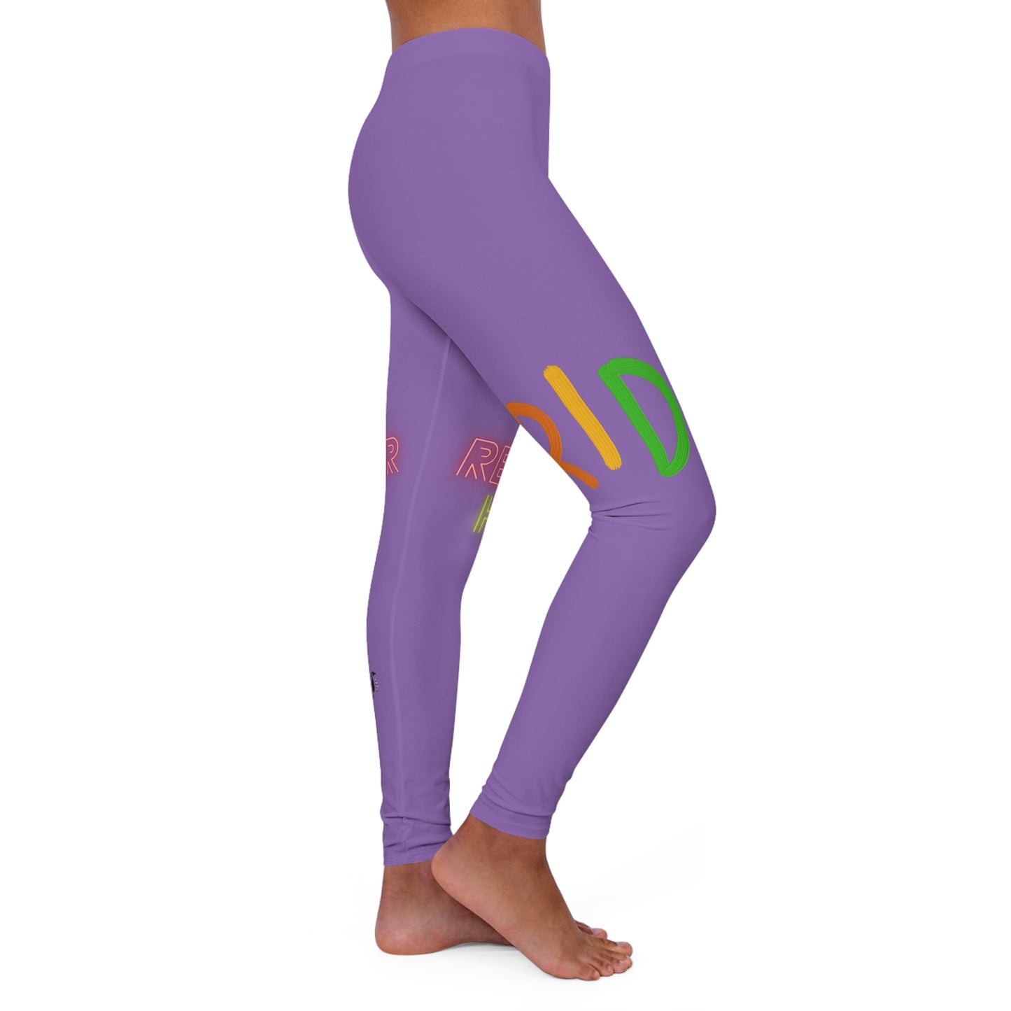 Women's Spandex Leggings: LGBTQ Pride Lite Purple