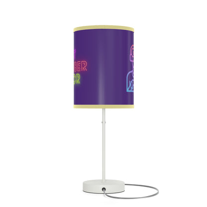 Lamp on a Stand, US|CA plug: Gaming Purple