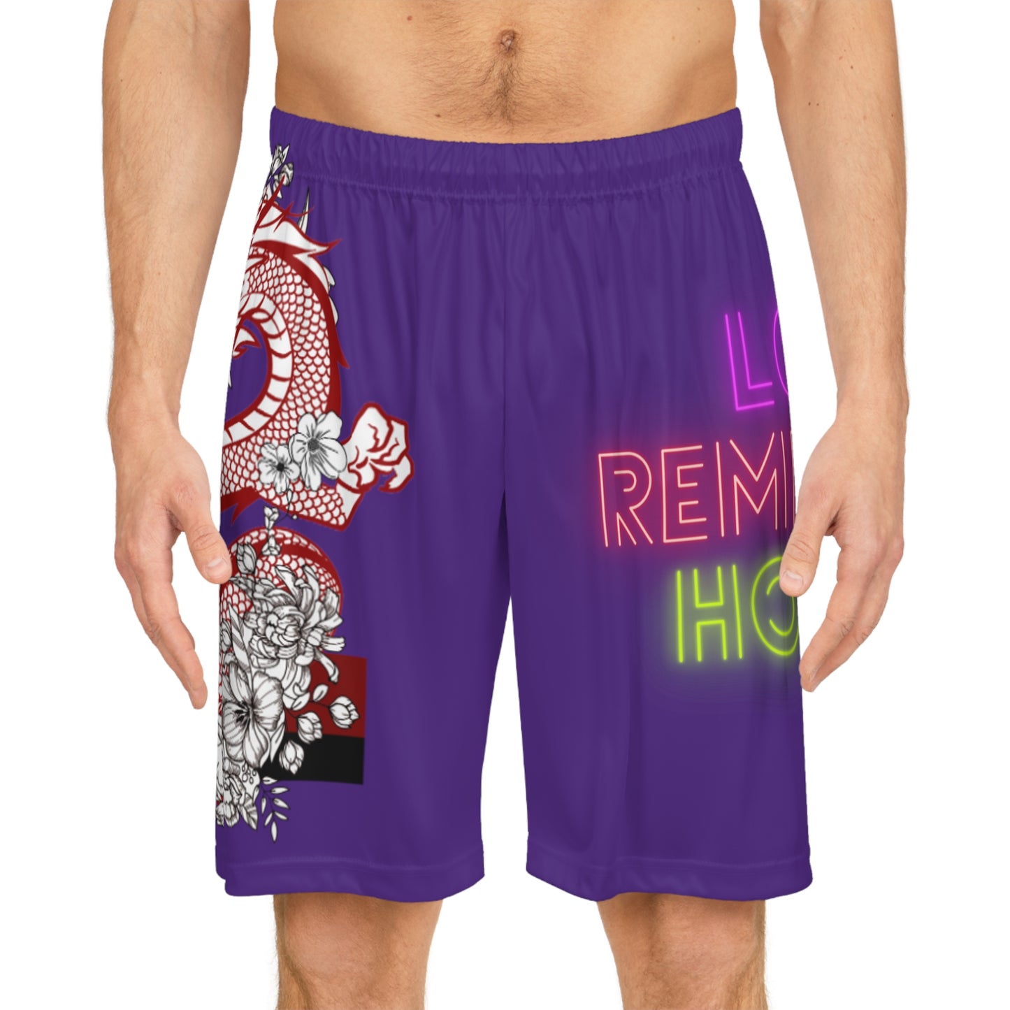 Basketball Shorts: Dragons Purple