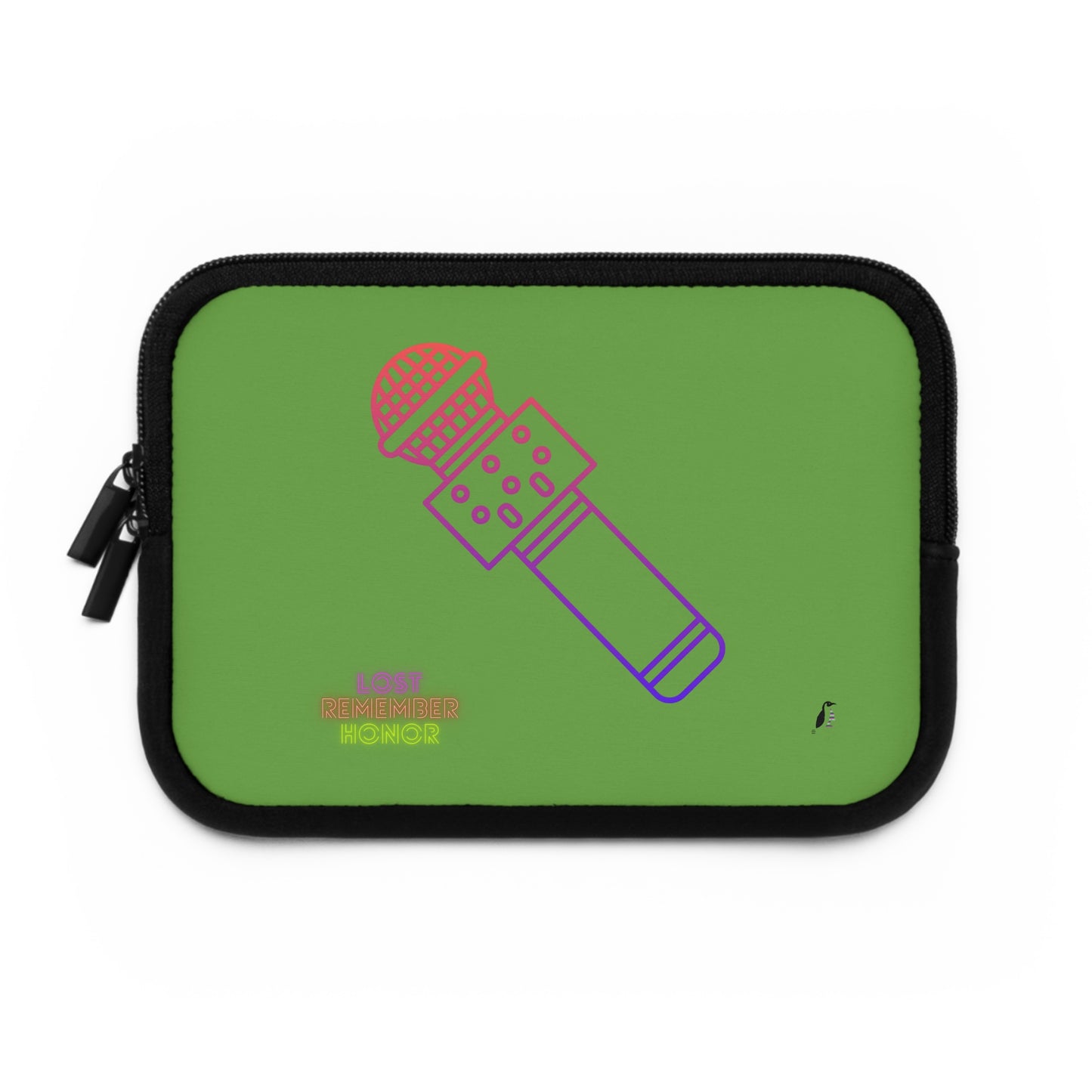 Laptop Sleeve: Music Green