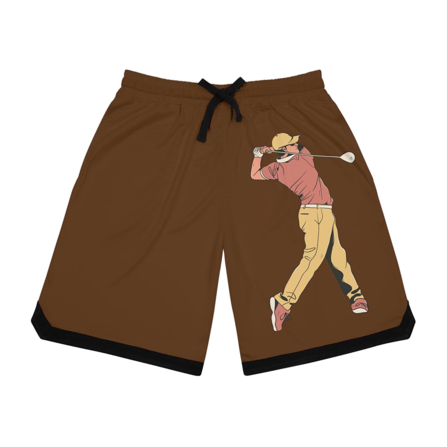 Basketball Rib Shorts: Golf Brown