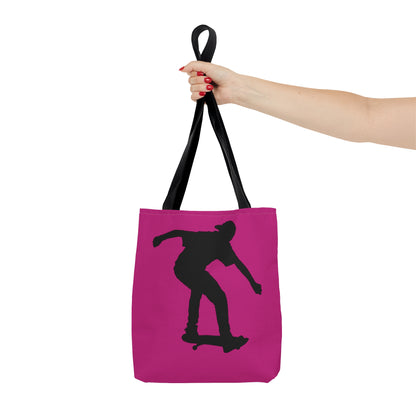 Tote Bag: Skateboarding Pink