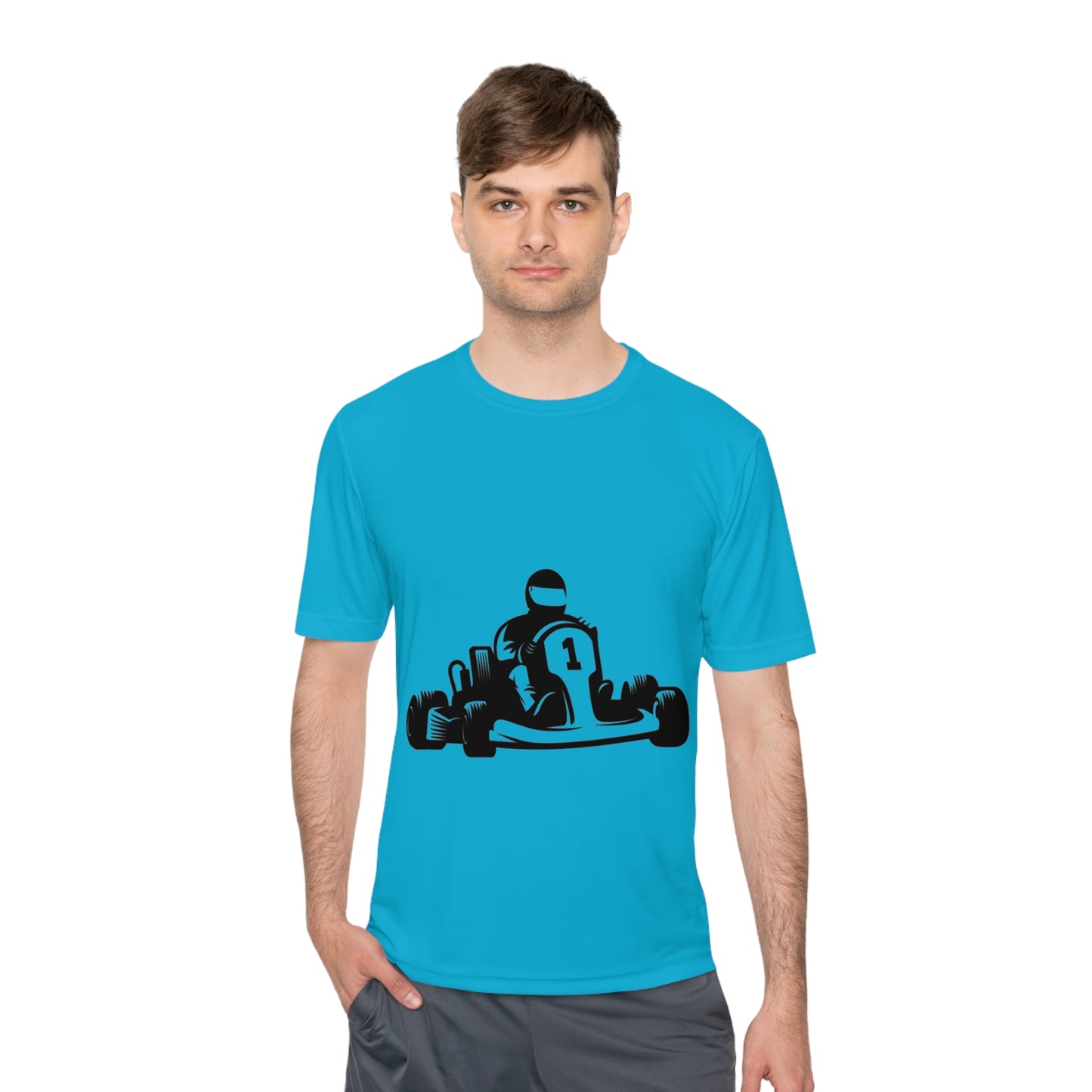 Moisture Wicking Tee: Racing #2