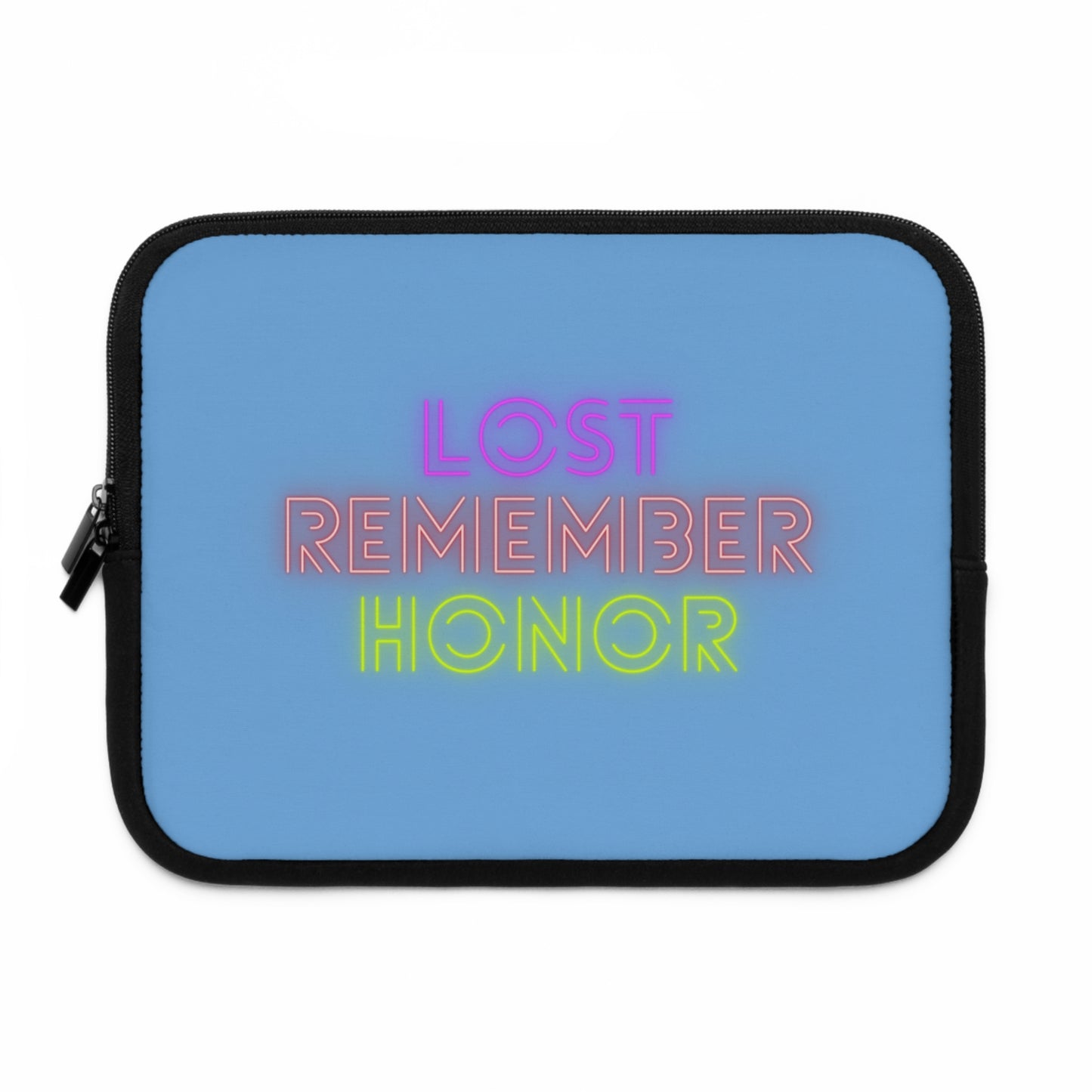 Laptop Sleeve: Lost Remember Honor Lite Blue