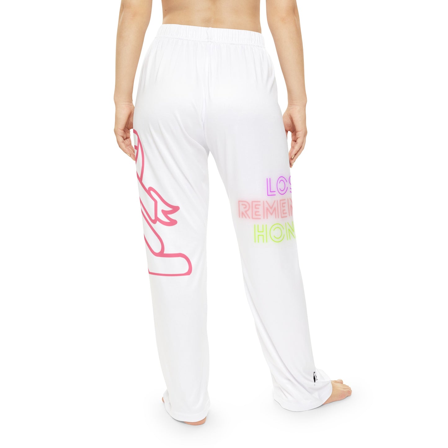 Women's Pajama Pants: Fight Cancer White