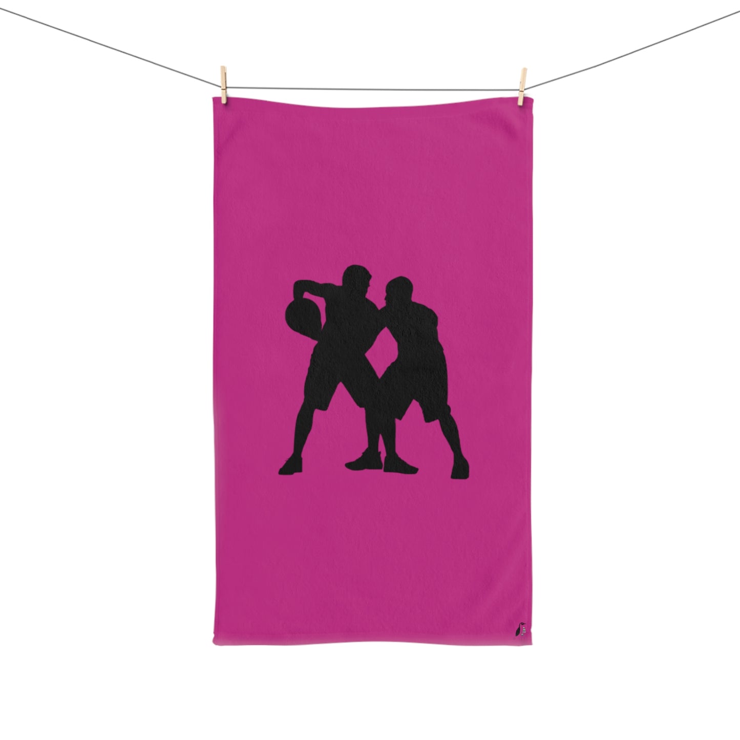 Hand Towel: Basketball Pink