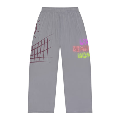 Men's Pajama Pants: Volleyball Grey