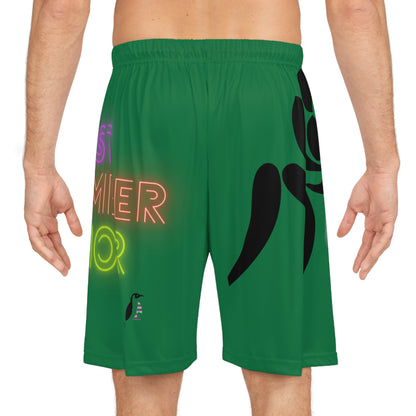 Basketball Shorts: Wrestling Dark Green