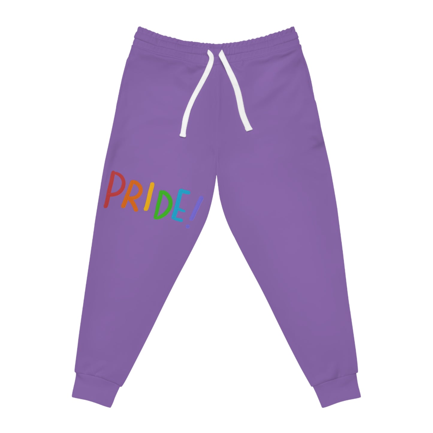 Athletic Joggers: LGBTQ Pride Lite Purple