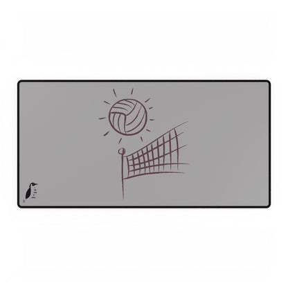 Desk Mats: Volleyball Lite Grey