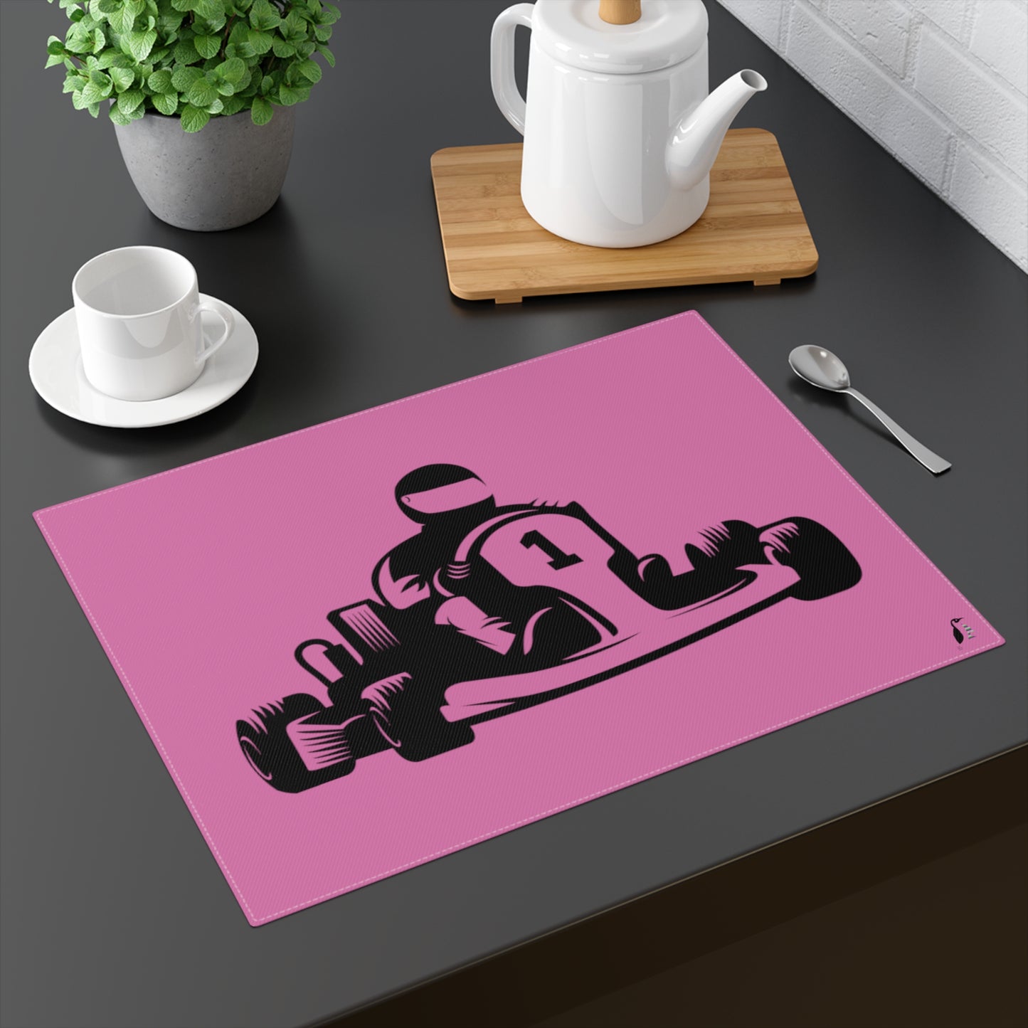 Placemat, 1pc: Racing Lite Pink