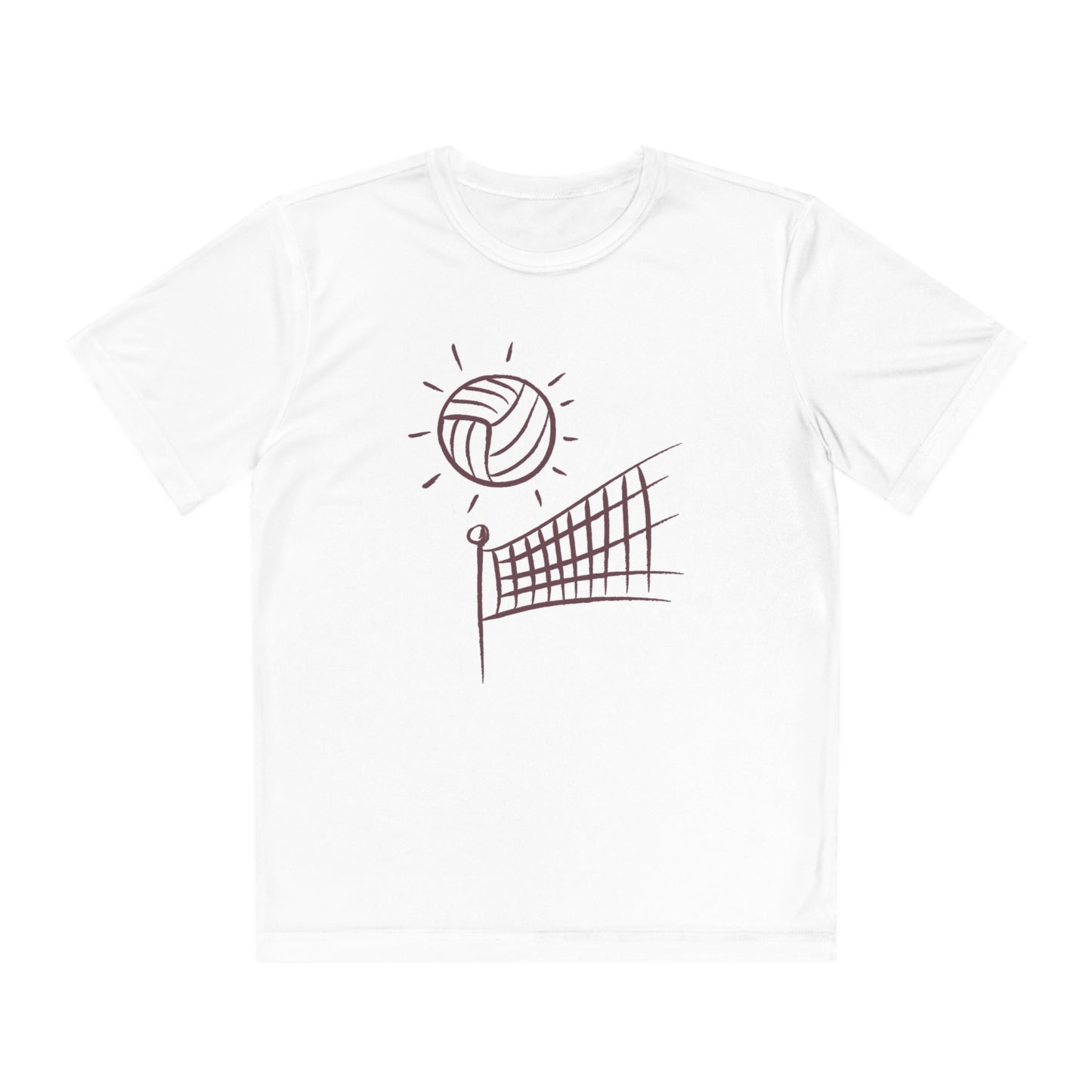 Youth Competitor Tee #1: Volleyball 