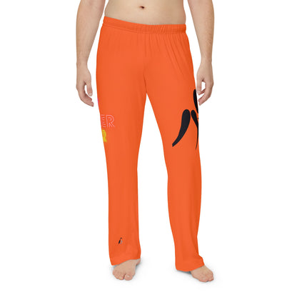 Men's Pajama Pants: Wrestling Orange