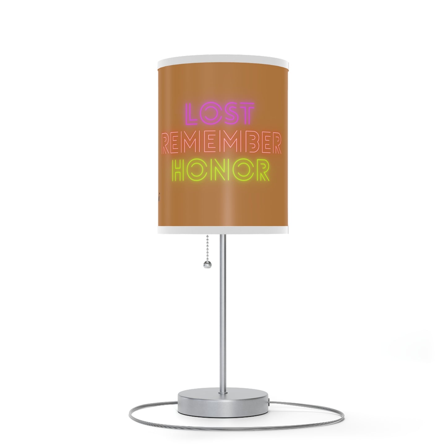 Lamp on a Stand, US|CA plug: Wrestling Lite Brown