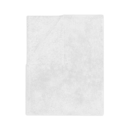Velveteen Minky Blanket: Gaming White