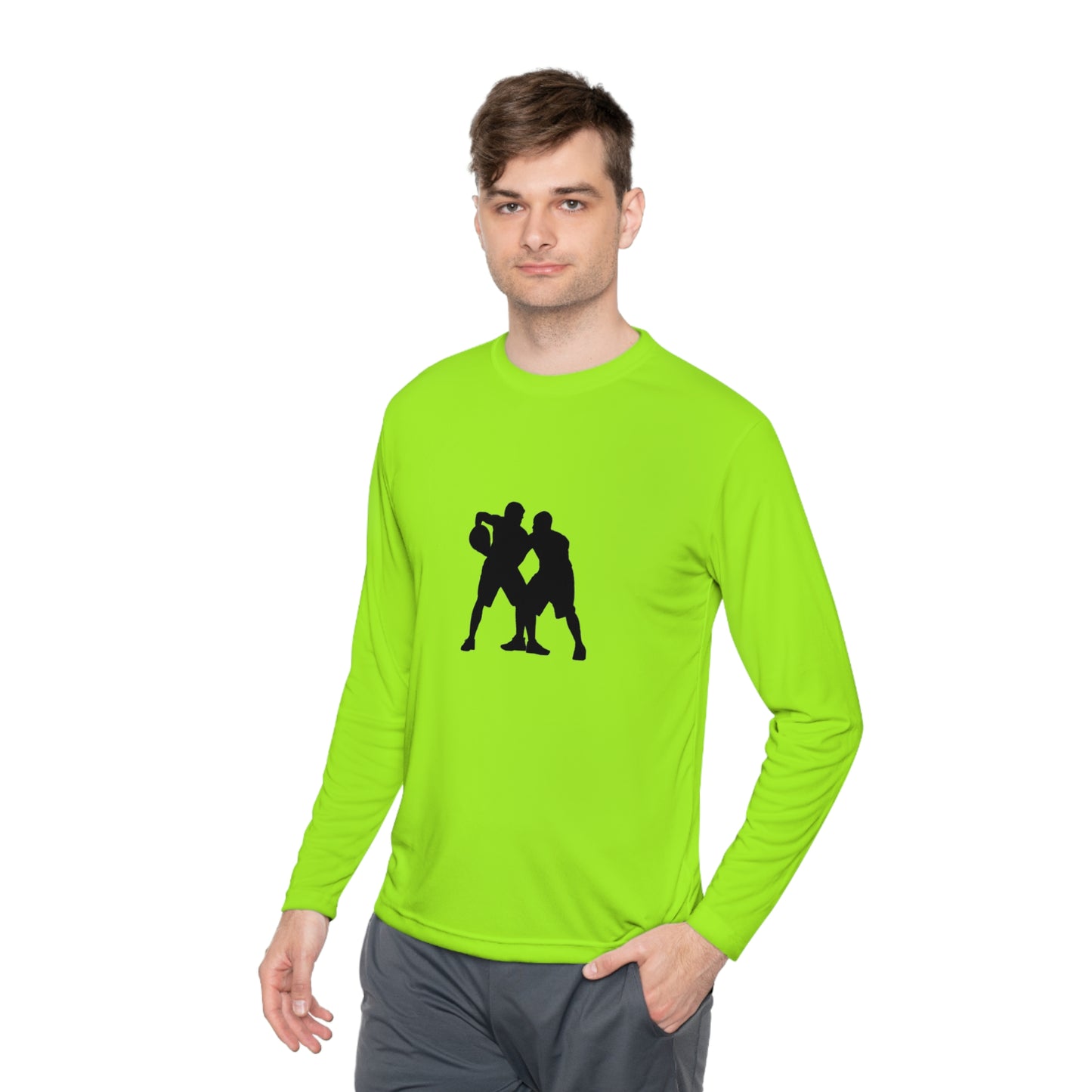 Lightweight Long Sleeve Tee: Basketball #2