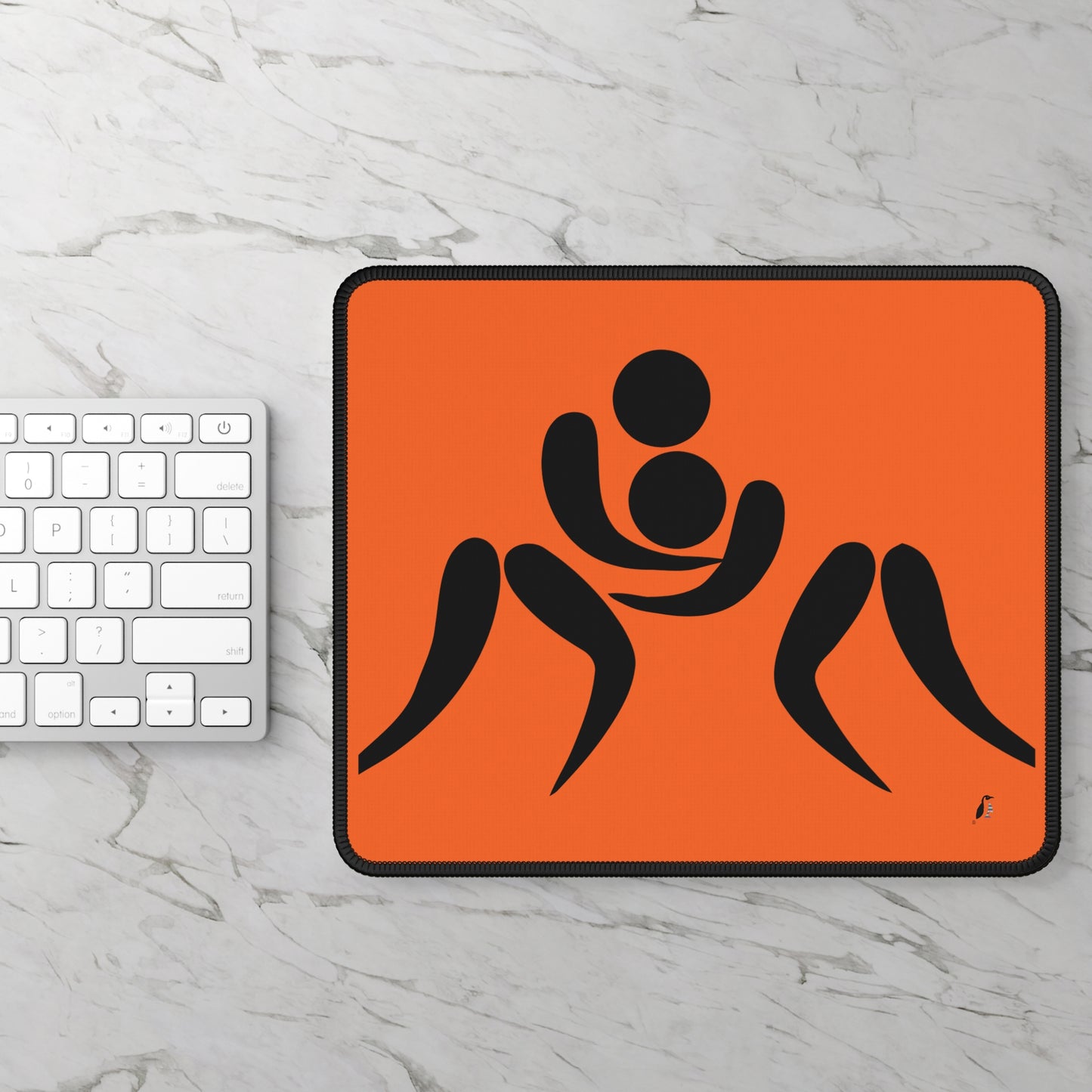 Gaming Mouse Pad: Wrestling Orange