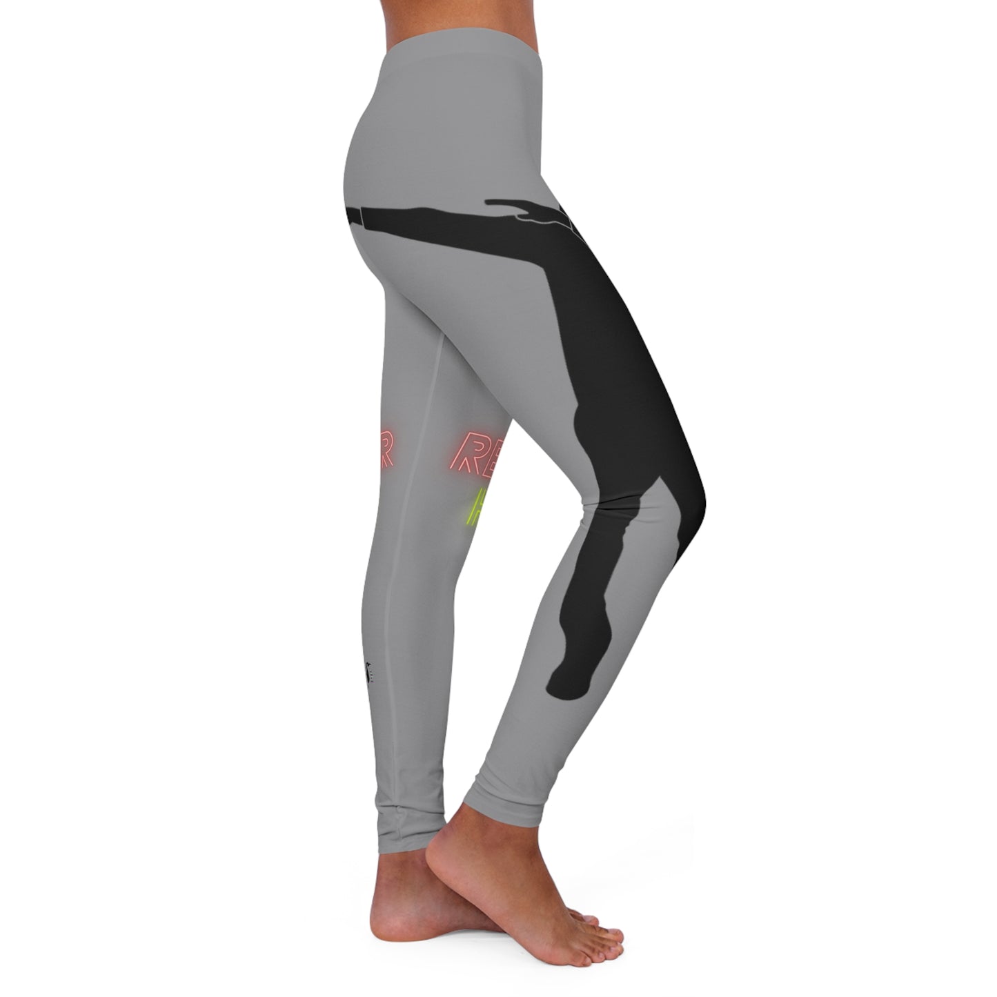 Women's Spandex Leggings: Dance Grey