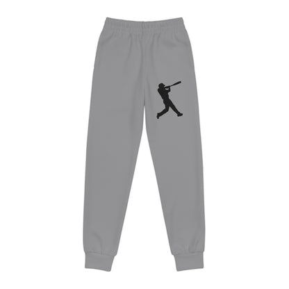 Youth Joggers: Baseball Grey