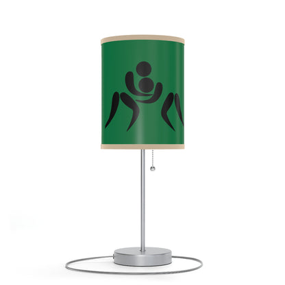 Lamp on a Stand, US|CA plug: Wrestling Dark Green