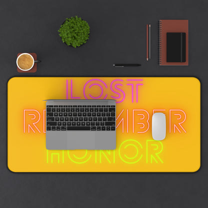 Desk Mat: Lost Remember Honor Yellow