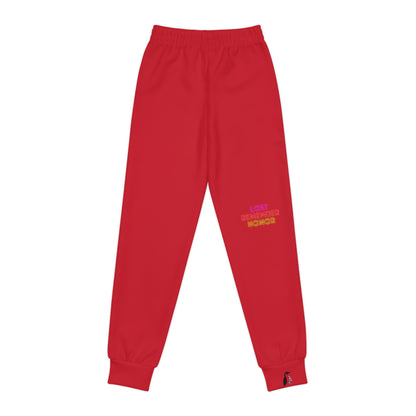 Youth Joggers: Music Dark Red