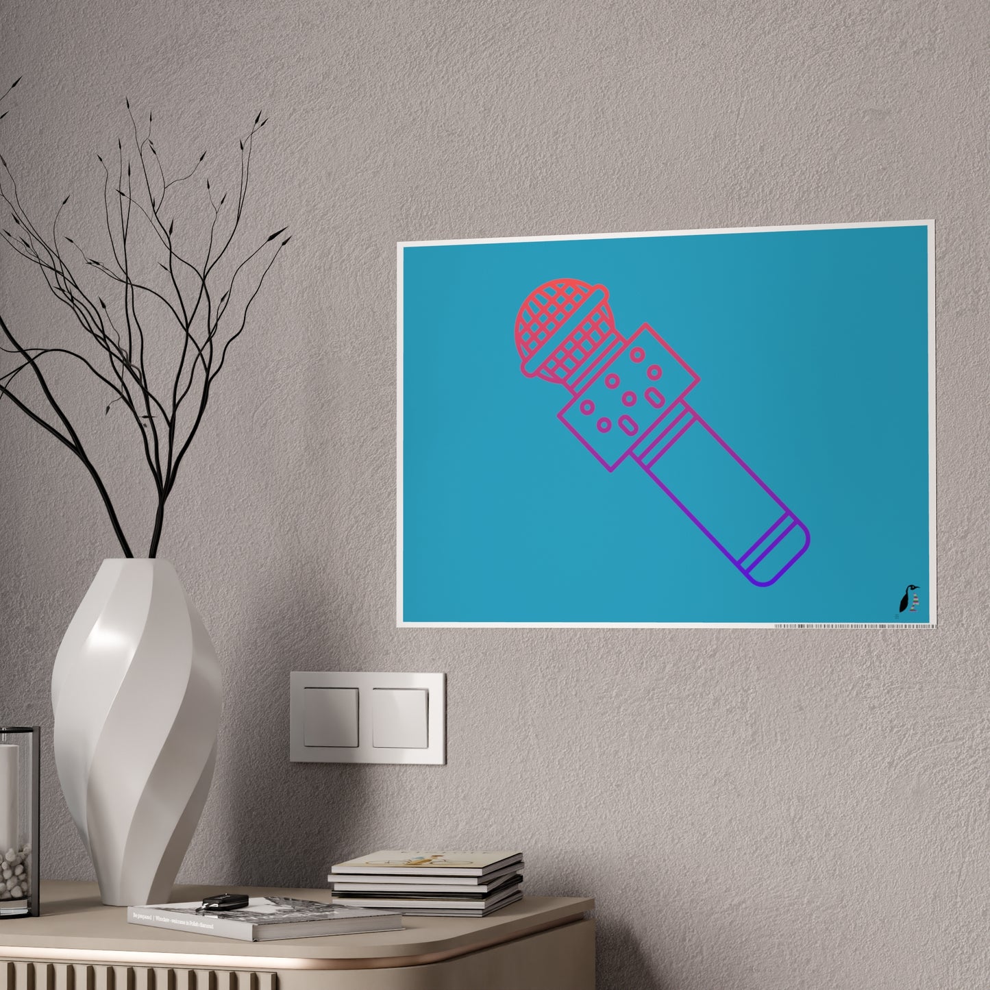 Gloss Posters: Music Turquoise