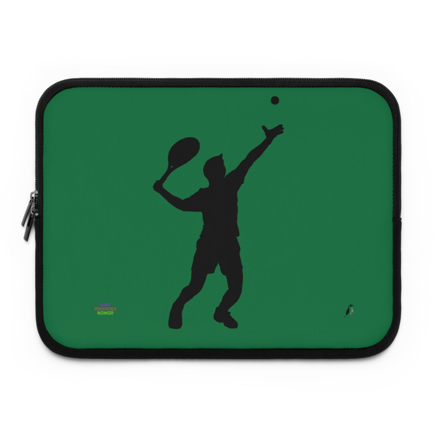 Laptop Sleeve: Tennis Dark Green