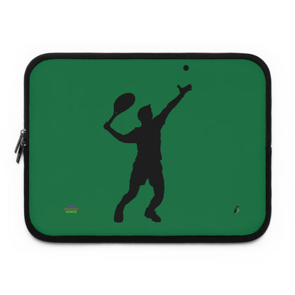 Laptop Sleeve: Tennis Dark Green