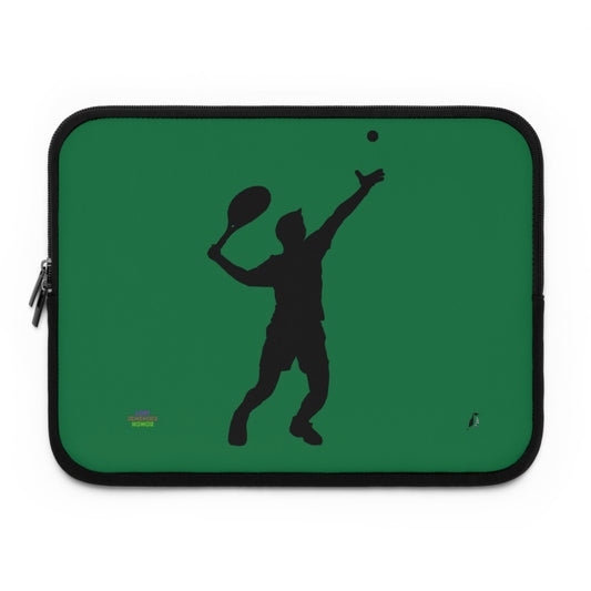 Laptop Sleeve: Tennis Dark Green