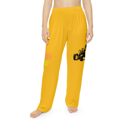 Pambabaeng Pajama Pants: Racing Yellow 