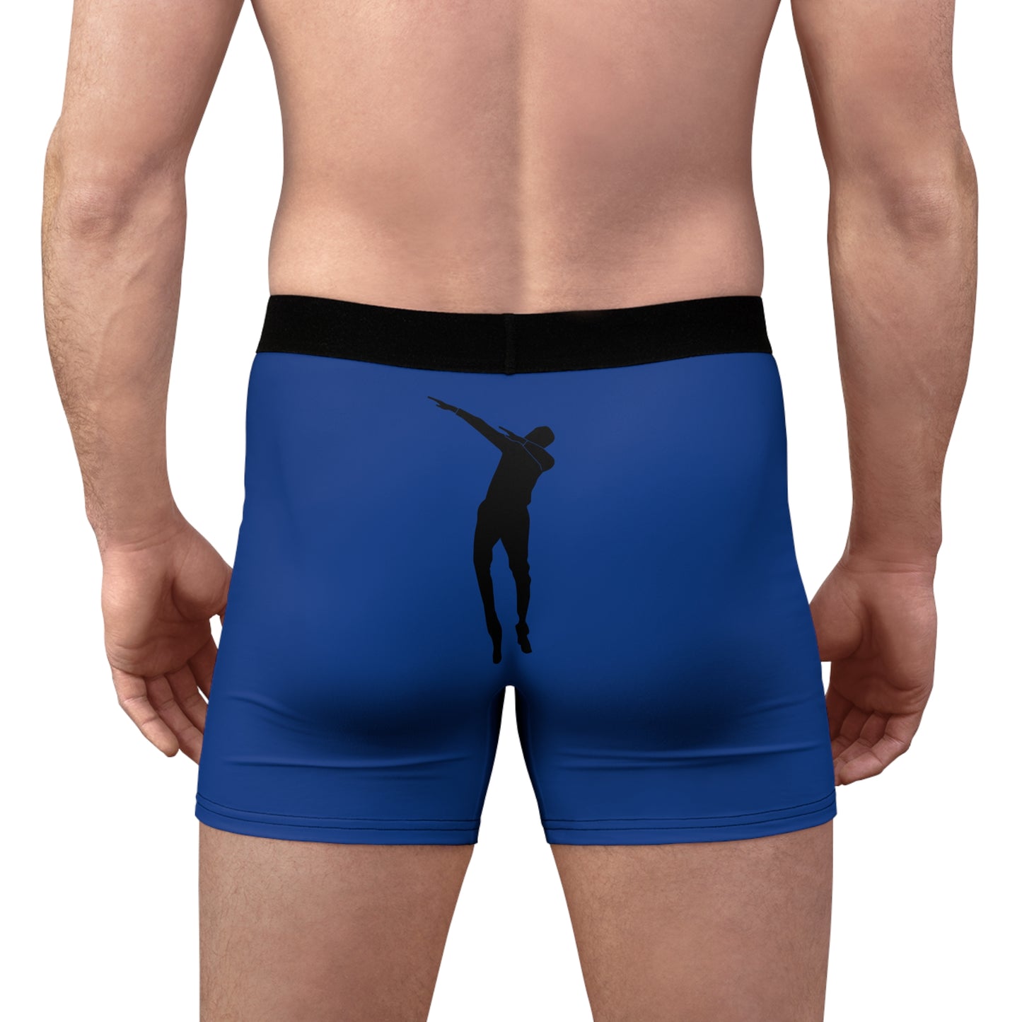 Men's Boxer Briefs: Dance Dark Blue