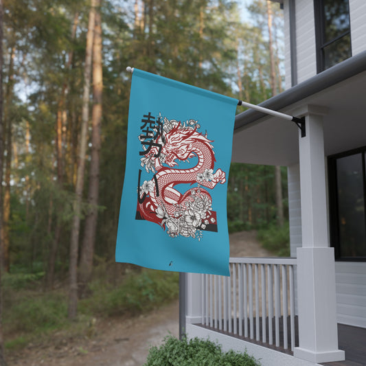 House Banner: Dragons Turquoise