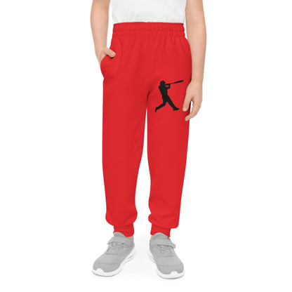 Youth Joggers: Baseball Red