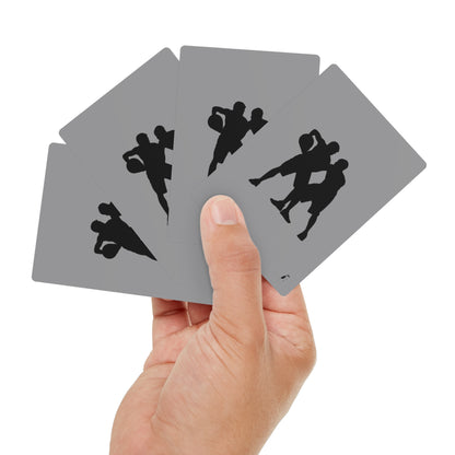 Poker Cards: Basketball Grey