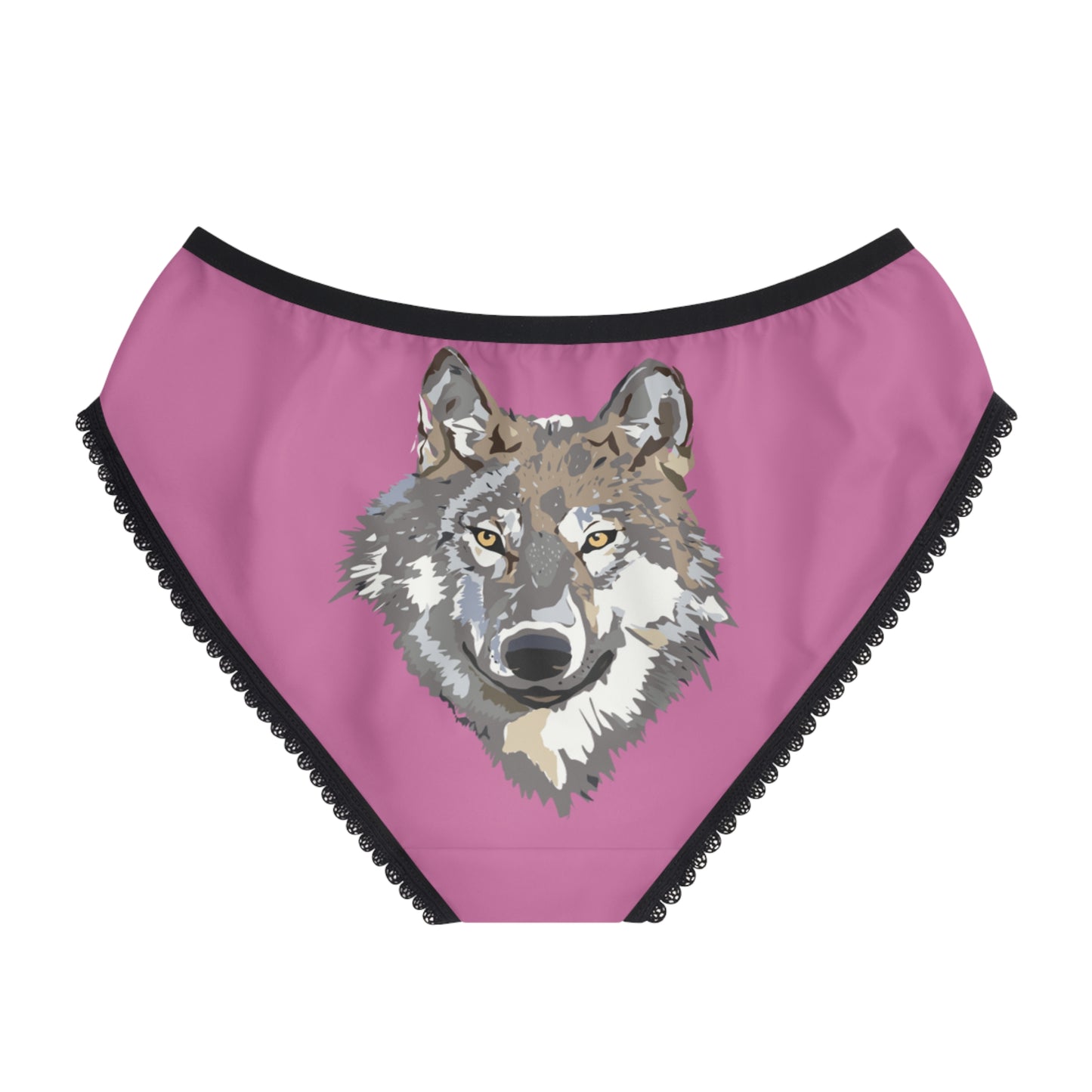 Women's Briefs: Wolves Lite Pink