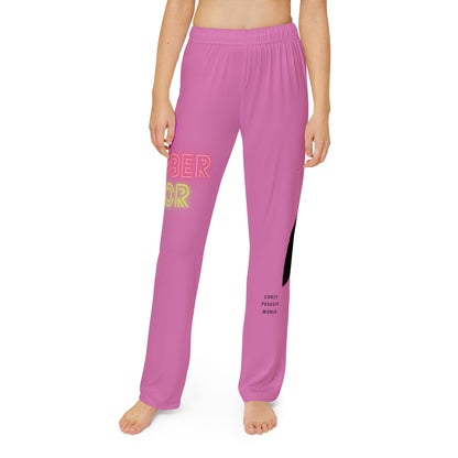 Kids Pajama Pants: Lost Remember Honor Lite Pink