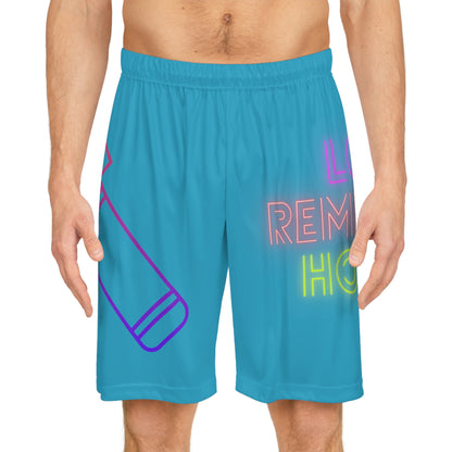 Basketball Shorts: Music Turquoise